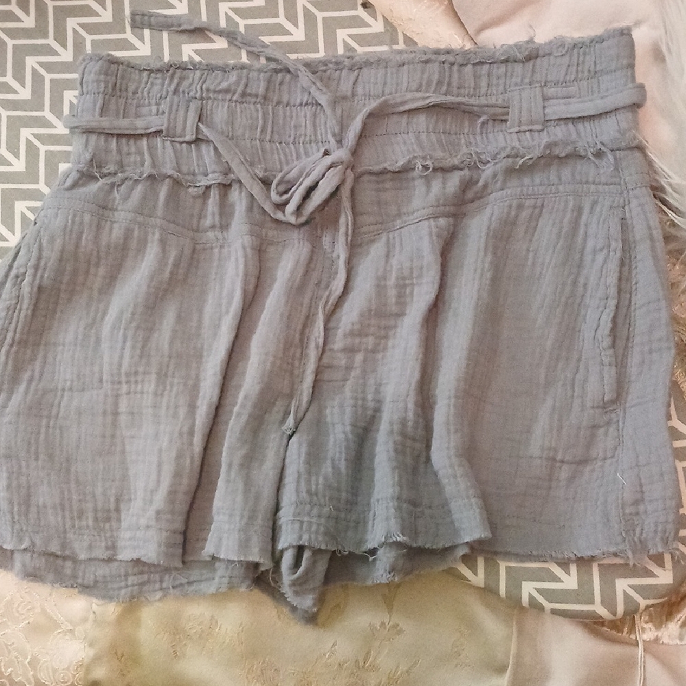 Women's Gray Casual Shorts